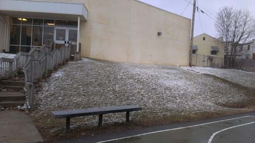 Lancaster, Pennsylvania Boys & Girls Club lawn in April 2014