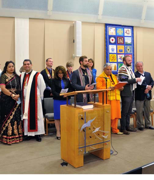 Sean, as head of the Governor’s Prayer Breakfast Committee, announced at the 2014 Thanksgiving Eve celebration in Reno that the Nevada “Coming Together” quilt produced by the Committee under the auspices of the NCA was accepted as one of the Nevada 150 Commission Legacy Projects. PHOTO: Stephan Fuelling