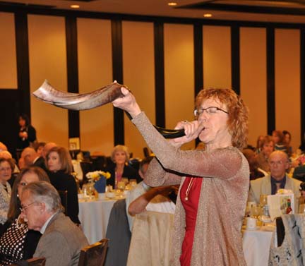 Call to Assemble: “Sounding of the Shofar” – Rabbi ElizaBeth Beyer, Temple Beth Or PHOTO: Stephan Fuelling