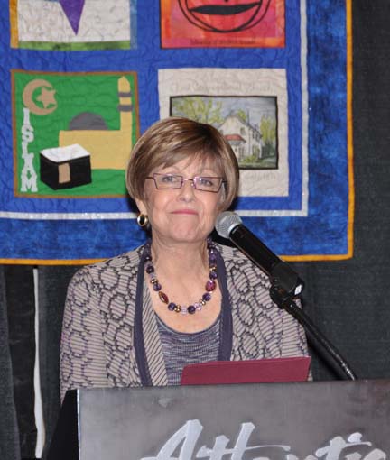 Special Announcement on the Interfaith Spiritual Center at Renown: Patricia Meidell, Director of Public Relations, LDS Church, Reno Stake PHOTO: Stephan Fuelling