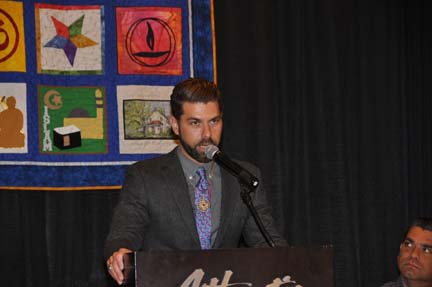 Opening Remarks: The Rt. Rev. Sean Savoy Emcee, Chancellor, International Community of Christ & Chair NPB Committee PHOTO: Stephan Fuelling
