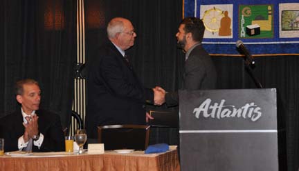 Presentation of the Community Service Award & Tribute to Toni de Salvo (posthumously) PHOTO: Stephan Fuelling