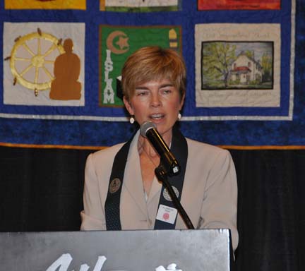 Invocation: The Rev. Shelley Fisher, Reno Buddhist Center PHOTO: Stephan Fuelling