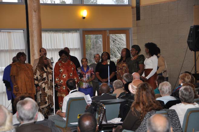 Musical selections performed by Second Baptist Church Choir