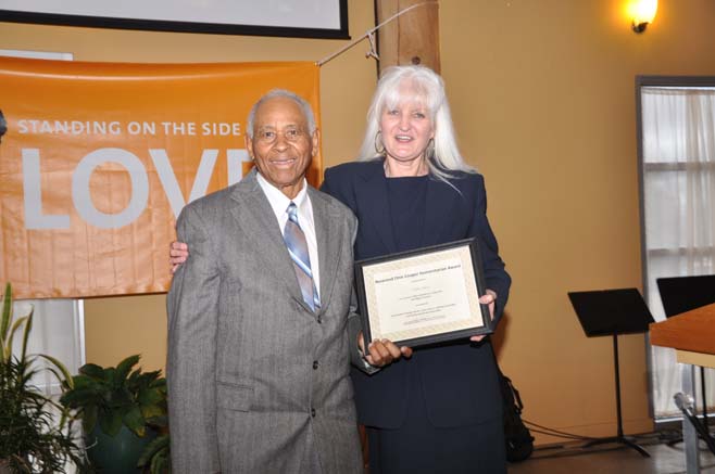 Reverend Onie Cooper Humanitarian Award presented to Eddie Scott