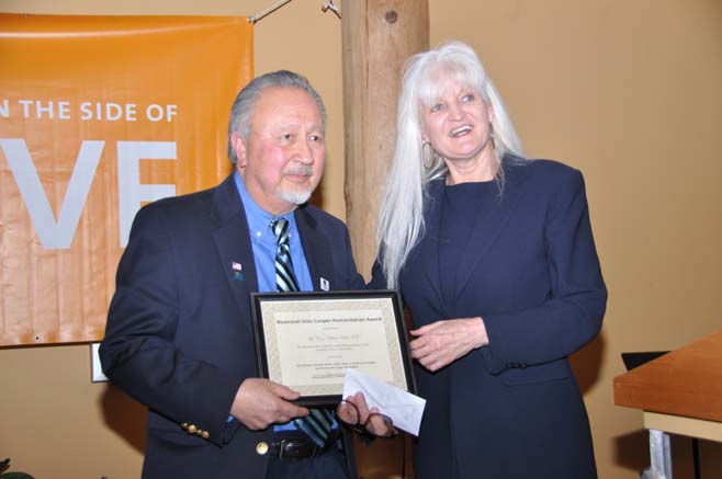 Reverend Onie Cooper Humanitarian Award presented to We Care About Kids NV