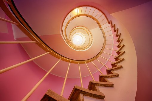 spiral road or stairs