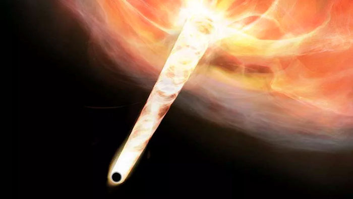 Runaway black hole
