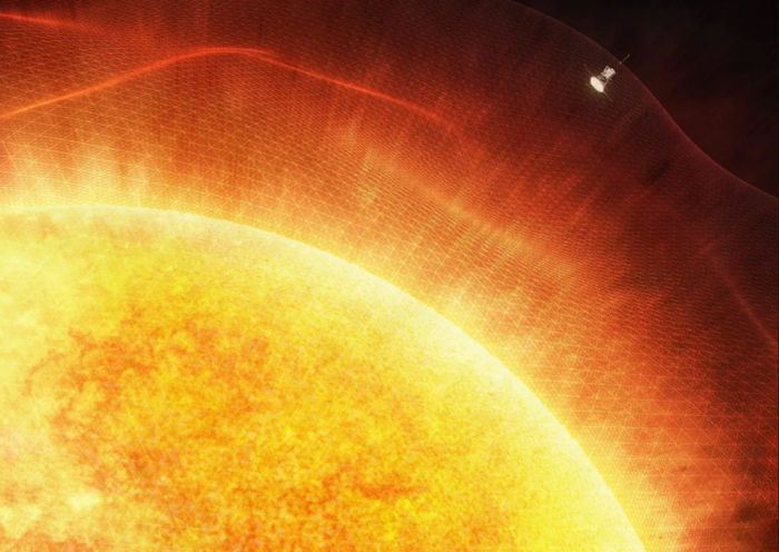 solar probe touching the sun