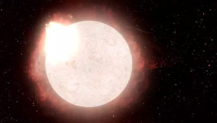 star exploding