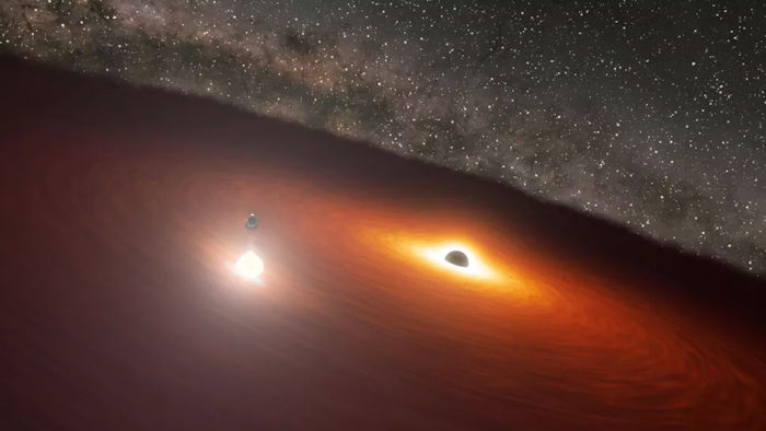 two black holes