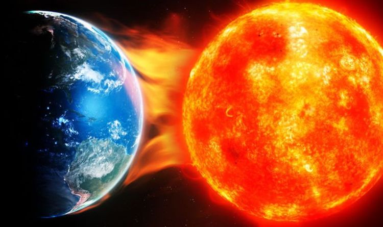 earth and sun