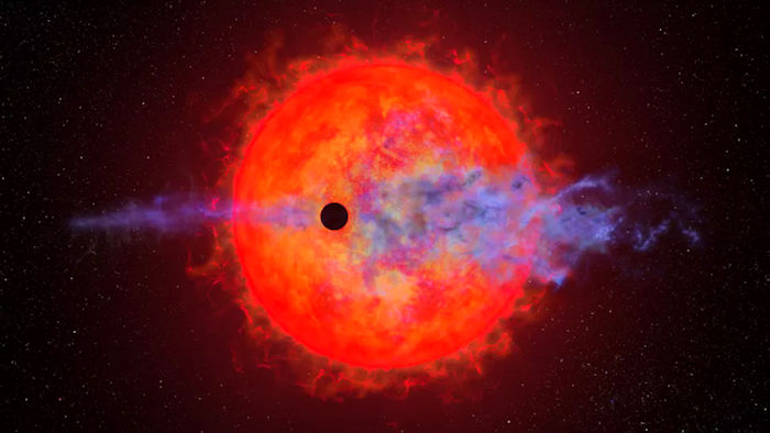 star consuming planet