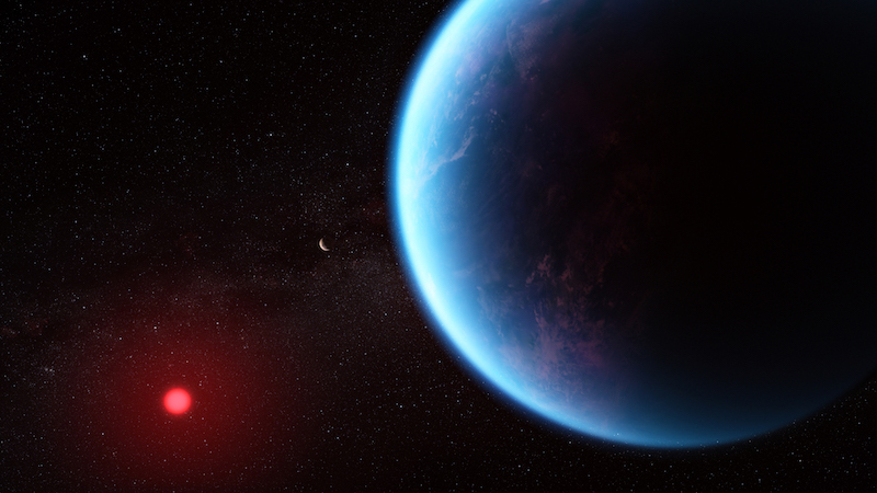artist concept of exoplanet K2-18b