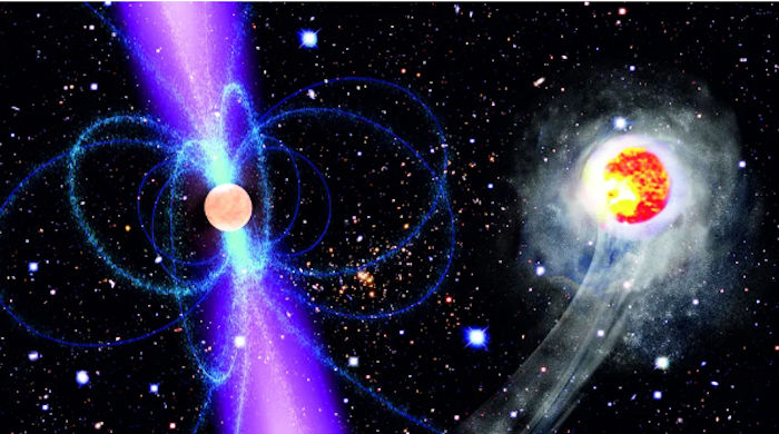 Pulsar and companion star