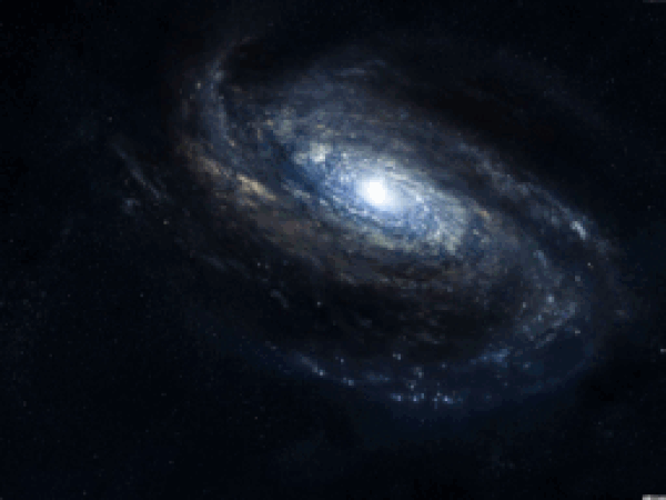 spinning galaxy